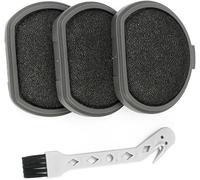 Daaxing Filtri pre-motore lavabili per aspirapolvere AEG FX9 QX9, accessori di ricambio, 3 filtri, 1 spazzola per la pulizia