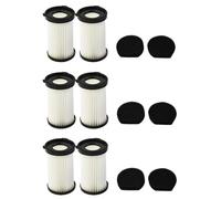 Daaxing Kit da 2/4/6 filtri lavabili per Cecotec per Conga per Thunderbrush 520 550 560 E per Handyforce 2761 2759 Pezzi di ricambio (confezione da 6)