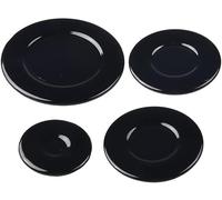 Daaxing Set di 4 Cappucci Universali per Fornelli a Gas - 1 Piccolo (55 mm), 2 Medi (75 mm), 1 Grande (100 mm) Concavo
