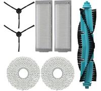 Daaxing Spazzole laterali per spazzola, panni per mocio, kit filtri Hepa, per Cecotec per Conga 11090 Spin Robot Aspirapolvere Accessori di Ricambio (7PCS)