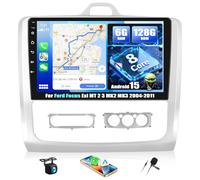 DAB+ 6+128G 8 Core Android 15 Autoradio Bluetooth per Ford Focus Klassiker 2004-2011, Autoradio CarPlay con Wireless Carplay Android Auto, Schermo 9", GPS WiFi FM/RDS EQ HIFI SWC+AHD Retrocamera Auto