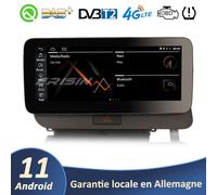DAB+ Android 12 GPS Autoradio Sat Nav Audi Q5 IPS Wireless CarPlay DVB-T2 Radio