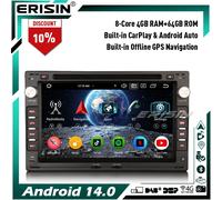 DAB+Android 14 Autoradio GPS DVD per VW Passat Golf 4 T5 SKODA Superb SEAT Ibiza