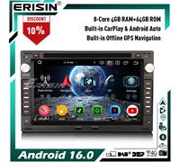 DAB+Android 16 Autoradio GPS DVD per VW Passat Golf 4 T5 SKODA Superb SEAT Ibiza
