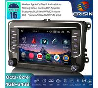 DAB+Android 16 Navi Autoradio GPS per VW Crafter Polo Amarok Caddy T6 Skoda Yeti