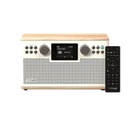 Pure Classic H6 - Das charmante digitale Stereo-Radio, Baumwoll-Weiß/Eiche