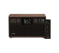 Pure Classic H6 - Das charmante digitale Stereo-Radio, Kaffee Braun/Walnuss