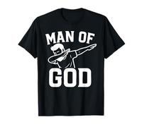 Dab for Jesus Father’s Day Man of God Christian Dad Funny Maglietta