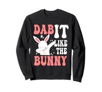 Dab It Like The Bunny Easter Dabbing Funny Rabbit Lovers Felpa