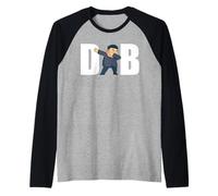 Dab Kim Jong Un Meme Dabbing Divertente Leader della Corea del Nord Maglia con Maniche Raglan