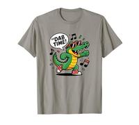 Dab Time Alligator Crocodile Dance Funny Music Party Maglietta