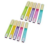 DABAIXIONG 10 penne a sfera con note adesive per scuola e ufficio, a 2 colori, per scrivere in ufficio e scrivere senza intoppi