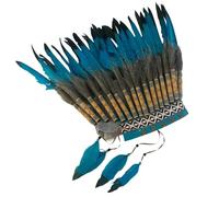 DABAIXIONG Accessori per feste di carnevale Fascia per MardiGras Festival Puntelli Fascia per adulti Gioco di ruolo indiano Fascia per capelli accessori per festival culturali