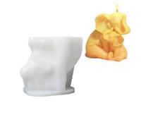 DABAIXIONG Madre E Bambino Elefante Stampi Resina Epossidica Stampi Fusioni Ornamento Silicone Intonaci Madre E Bambino Elefante Silicone Per La Decorazione Domest