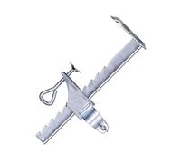 DABAIXIONG Portaombrelli da balcone con morsetto in metallo, adatto per ombrelli fino a 3,8 cm, ideale per cortili, supporto per ombrellone regolabile in acciaio zincato
