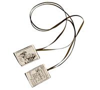 DABAIXIONG Scapolare cattolico ricamato marrone della nostra collana cattolica devozionale indumento