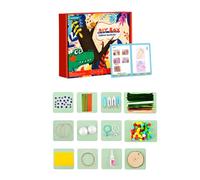 DABAIXIONG Set di detergenti per tubi morbidi con palline e occhi Chenilles steli Bend Stick Fuzzy Wire Stick colorato Fuzzy Giocattolo per bambini colorato Pulitori per tubi Set di forniture