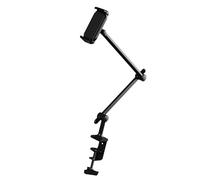 DABAIXIONG Supporto professionale per tablet con giunto sferico, struttura in metallo resistente, altezza regolabile per tablet da 12,9 a 32,9 cm, con braccio a due pezzi con giunto sferico