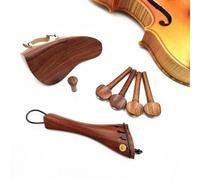 DABAUR Accessori Professionali per Violino 4/4 Violino Accessori in Palissandro Rosso Stile Barocco Mentoniera String Board String Axis Coda Accessori per Unghie(B)