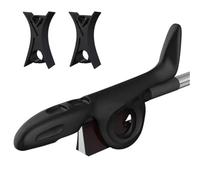 DABAUR Accessori Professionali per Violino Aiuto per La Presa dell'Arco per Violino con Tappo per L'Arco Che Corregge L'accessorio Didattico per Amico dell'Arco per Violino(Black)