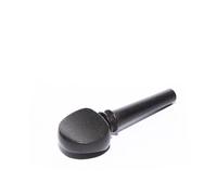 DABAUR Accessori Professionali per Violino Manopole per Violino Picchetti per Violino Accessori di Ricambio per Violino in Pezzo Singolo Forato in Legno Ordinario Tinto di Nero(1/2(1PC))