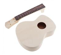 DABAUR Ukulele Professionale Kit Fai da Te Ukulele da 23 Pollici con Tastiera in Palissandro Chitarra Hawaiana per attività di Pittura Fatte A Mano Regalo Perfetto