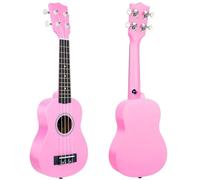 DABAUR Ukulele Professionale Ukulele Tenore 21 Pollici Ukulele Principiante Ukulele Arcobaleno Set di Corde con Tracolla in Stoffa per Borsa Accordatore(Pink)