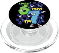 Dabbing 67 Scacchi ero 6 Ora sono 7 Divertente compleanno ragazzo 67 PopSockets PopGrip per MagSafe