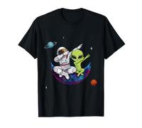 Dabbing Astronauta Alieno Scienza Spazio Astronomia Galassia Maglietta