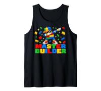 Dabbing Block Brick Building Master Builder for Men Boy Kid Canotta