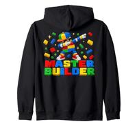 Dabbing Block Brick Building Master Builder for Men Boy Kid Felpa con Cappuccio