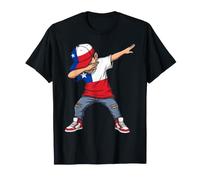 Dabbing Boy Texas Bandiera Colori State Pride Design Maglietta