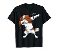 Dabbing Cavalier King Charles Spaniel Cane Umorismo Amante degli Animali Maglietta
