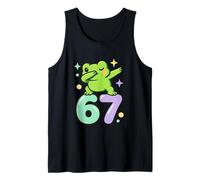Dabbing Chibi Frog 67 per Bambini Ragazzi Ragazze Divertente Danza Animale Canotta