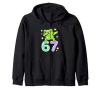 Dabbing Chibi Frog 67 per Bambini Ragazzi Ragazze Divertente Danza Animale Felpa con Cappuccio
