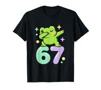 Dabbing Chibi Frog 67 per Bambini Ragazzi Ragazze Divertente Danza Animale Maglietta
