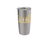 Dabbing Dancing Mummy Halloween Dab Dance Pose Mummie Bicchiere termico in acciaio inox doppia parete