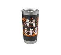 Dabbing Dancing Mummy Halloween Dab Dance Pose Mummie Bicchiere termico in acciaio inox doppia parete