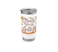 Dabbing Dancing Mummy Halloween Dab Dance Pose Mummie Bicchiere termico in acciaio inox doppia parete