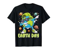 Dabbing Earth Day 2025 Simpatico Earth Day Boy Girl Kids Maglietta