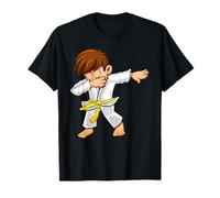 Dabbing Judoka Cintura Gialla Judo Maglietta