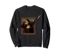 Dabbing Mona Lisa, Tee Dipinto | La Gioconda Felpa