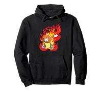 Dabbing pallacanestro fuoco palla dab Felpa con Cappuccio