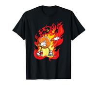 Dabbing pallacanestro fuoco palla dab Maglietta