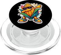 Dabbing Pannocchia di mais Danza Fattoria di mais Corncob Farmer Bambini Danza PopSockets PopGrip per MagSafe