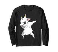 Dabbing Pastore Tedesco - Divertente Goatie Lover Maglia a Manica