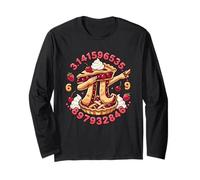 Dabbing Pie Pi Symbol Math Pi Day Maglia a Manica