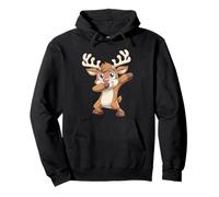 Dabbing Rudolph - Renna dal Naso Rosso, per Bambini Felpa con Cappuccio