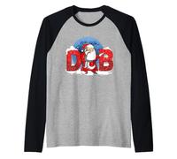 Dabbing Santa Christmas Dab Funny Xmas Maglia con Maniche Raglan