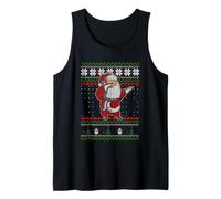 Dabbing Santa Ugly Christmas Sweater Funny Xmas Canotta